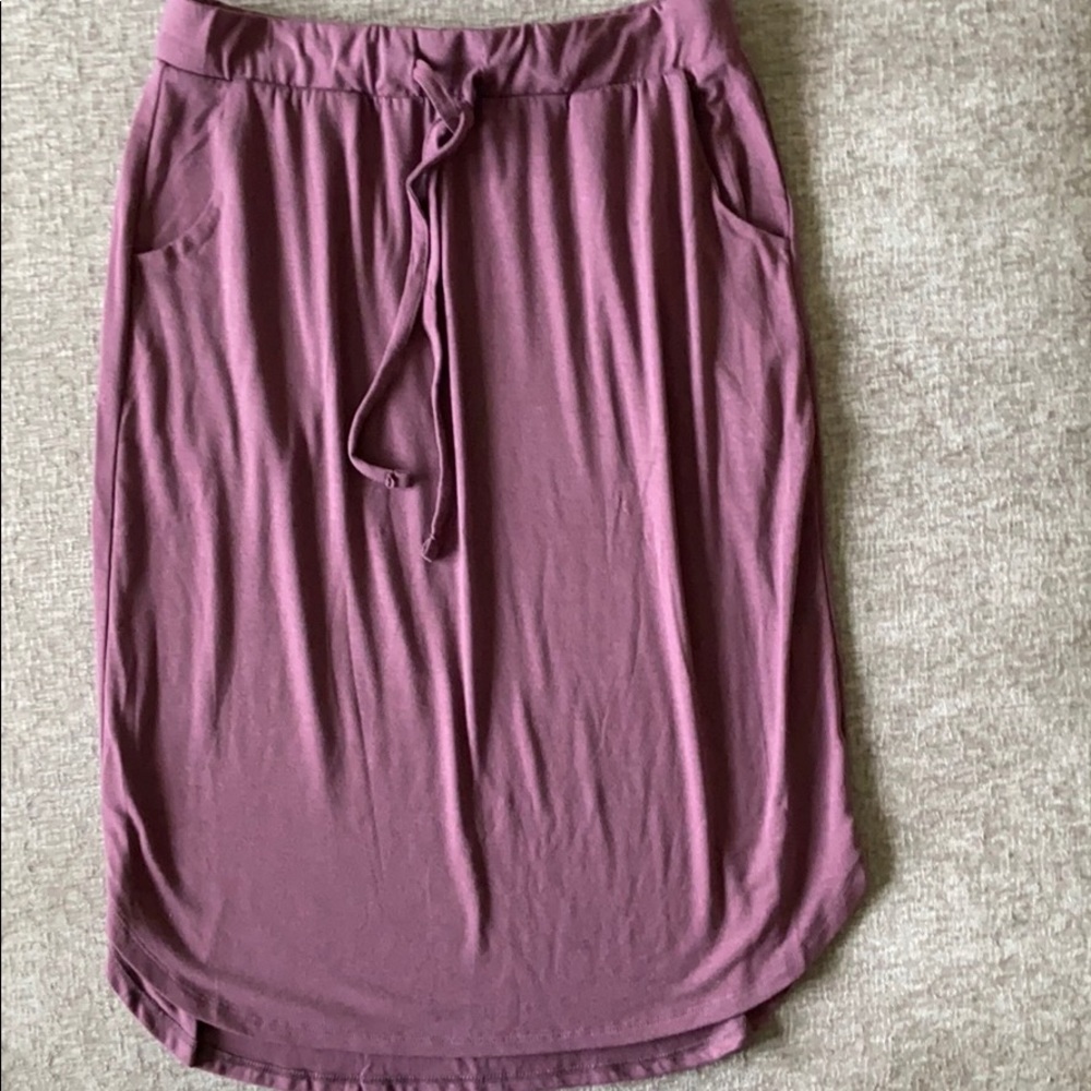 Eggplant Weekender Skirt